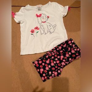 Gymboree Girls Poodle Outfit Set - 5T